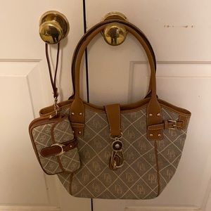 Dooney and Bourke Purse with matching wristlet.